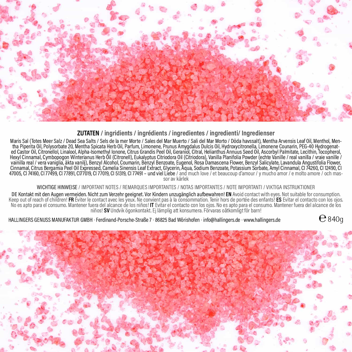 Adventskalender Badesalz Hallingers Duftmix - Premium Auswahl Geschenkidee - Bild 6 von 10